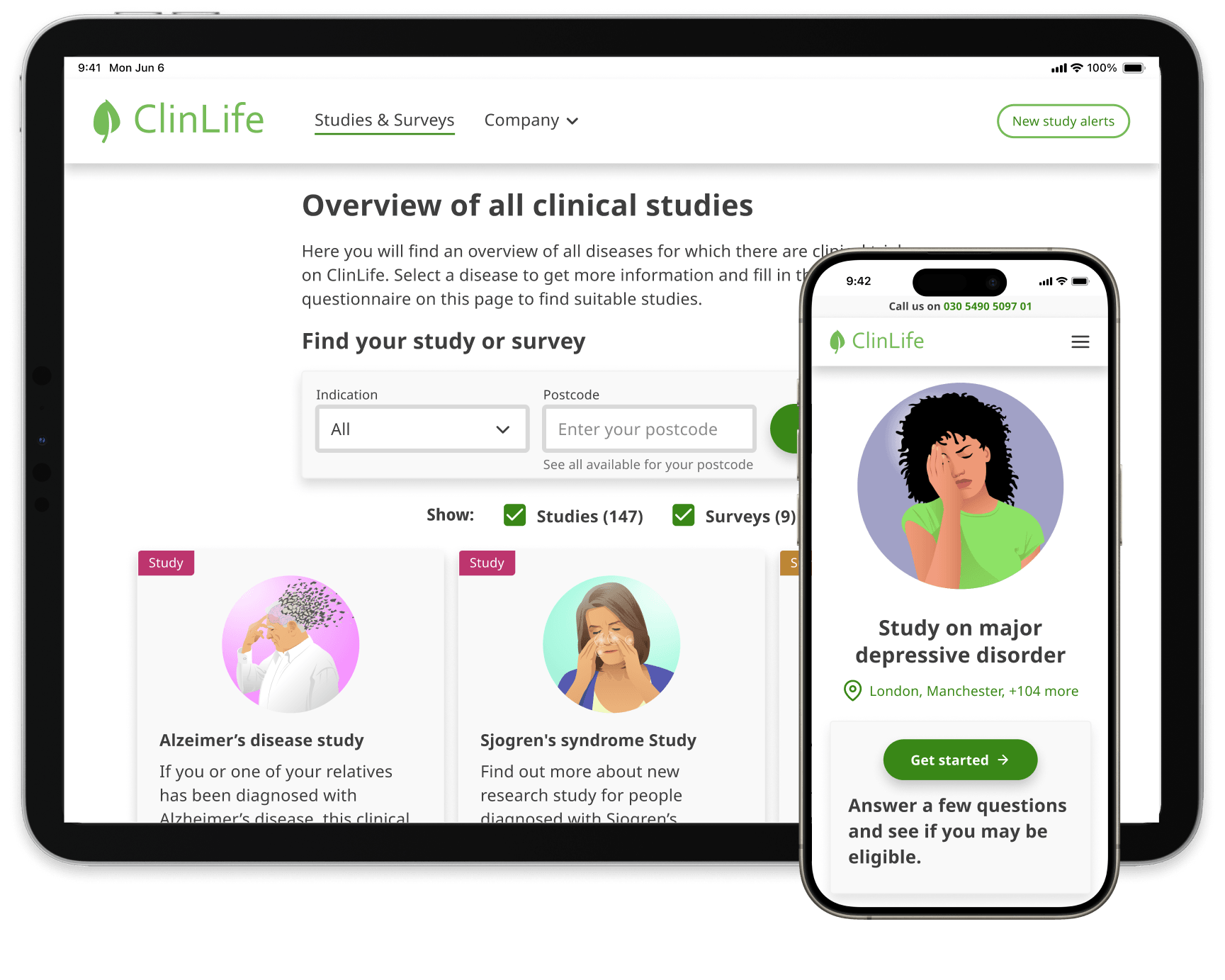 Site-ul web ClinLife - text alternativ